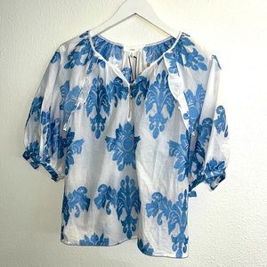 Super cute embroidery blouse